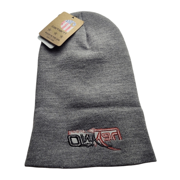 Carhartt Gray Beanie with Red Embroidery - Picture 5 of 8